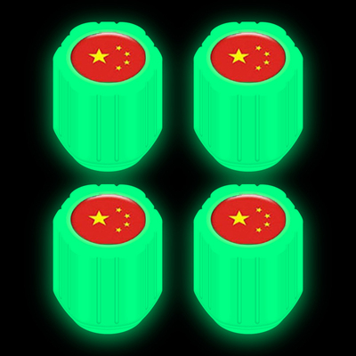夜光轮胎气嘴帽汽车轮胎气门嘴帽发光摩托电动车真空胎气门芯盖套
