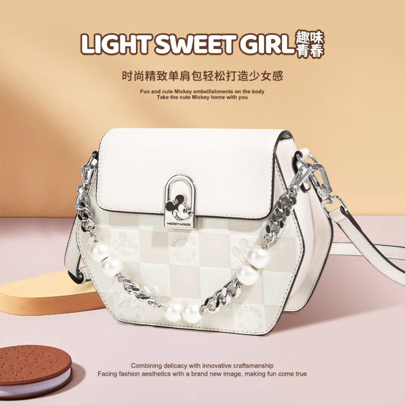 【官方正品】迪士尼包包米奇联名时尚女士单肩包新品生日送礼物