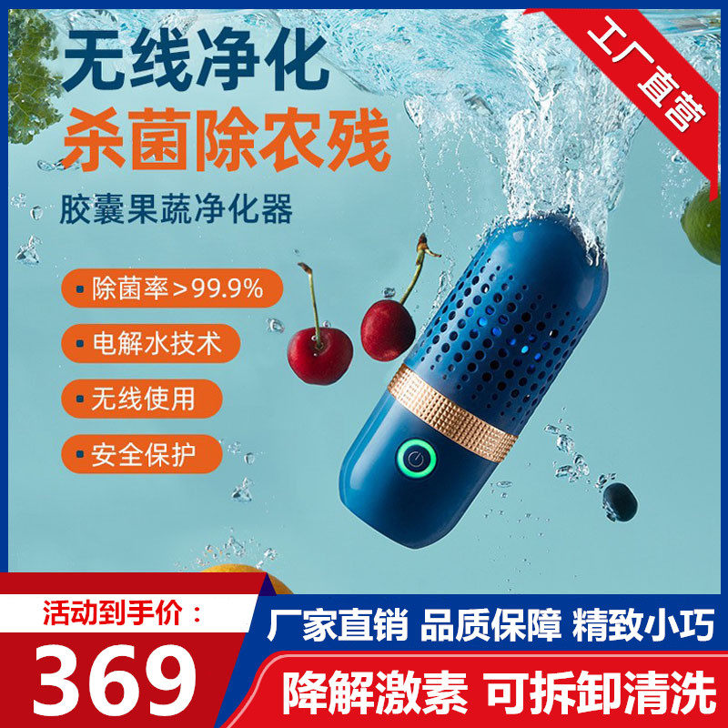 胶囊果蔬净化器食材清洗机