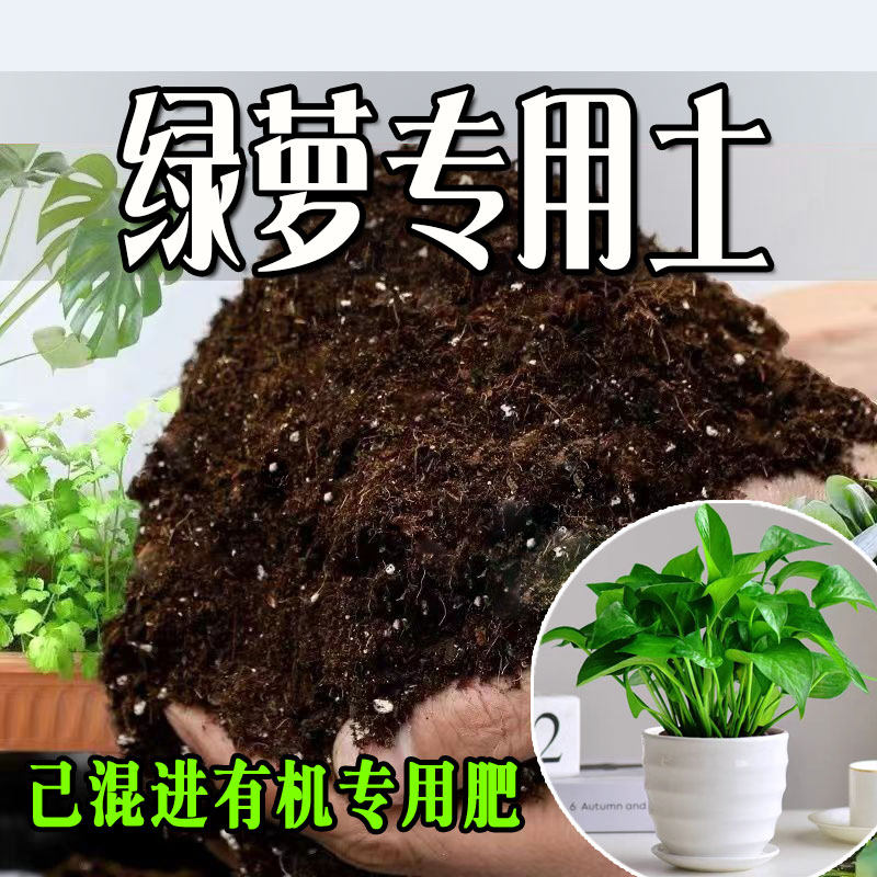绿萝专用土 疏松透气盆栽绿植专用室内植物营养土有机肥料种植土