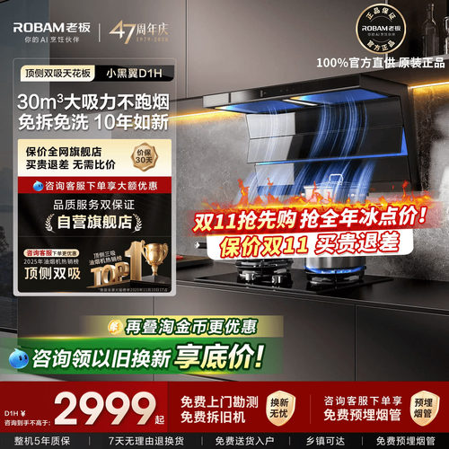 热销第一！老板小黑翼升级款D1H
