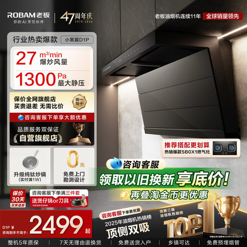 热销第一！老板小黑翼D1P升级款