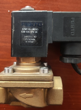 费斯托电磁阀VZWF-B-L-M22C-G38-135-1P4-10 1492111 二手实价