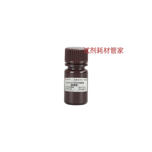 Hoechst 33258染液(即用型)用于细胞/组织的细胞核染色 荧光/流式