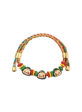 端午节加粗五彩绳手工编织