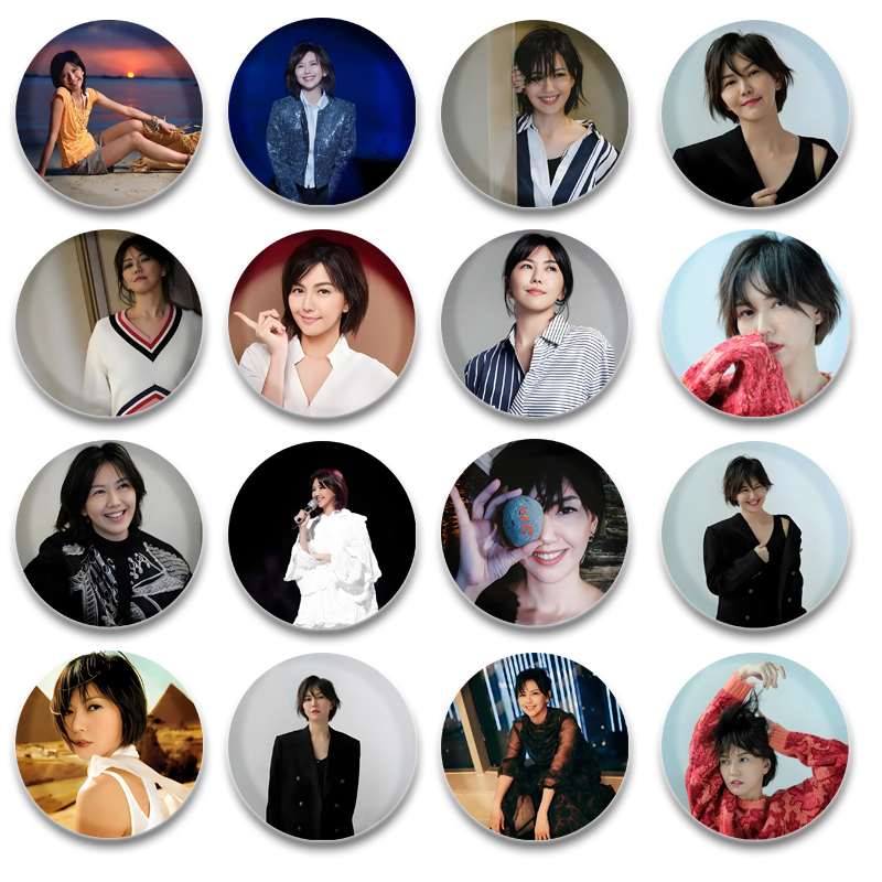 孙燕姿胸章58mm马口铁胸针谷子挂件明星演唱会应援周边朋友礼物