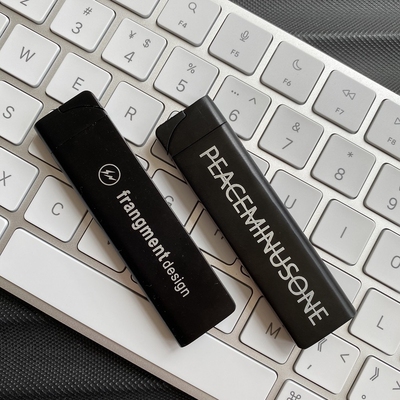 藤原浩闪电潮牌绿色火焰打火机