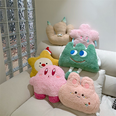 可爱卡通毛绒沙发抱枕玩偶公仔