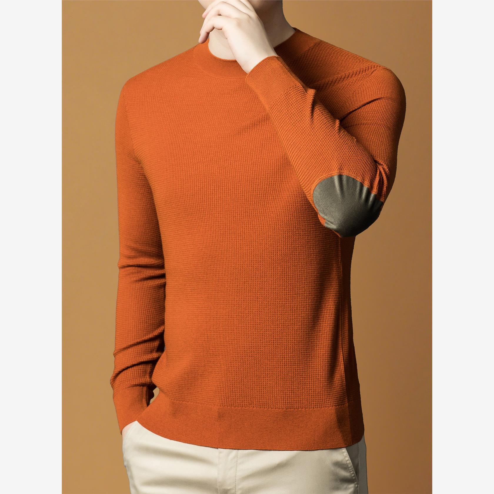 保罗半高领羊绒衫男长袖