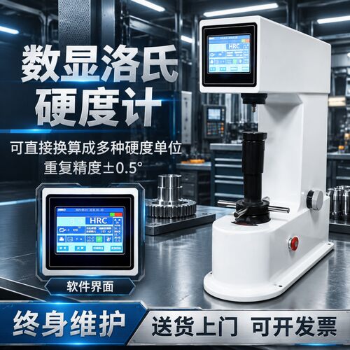 数显洛氏硬度计HRS-150M台式金属模具钢热处理金属硬度检测仪