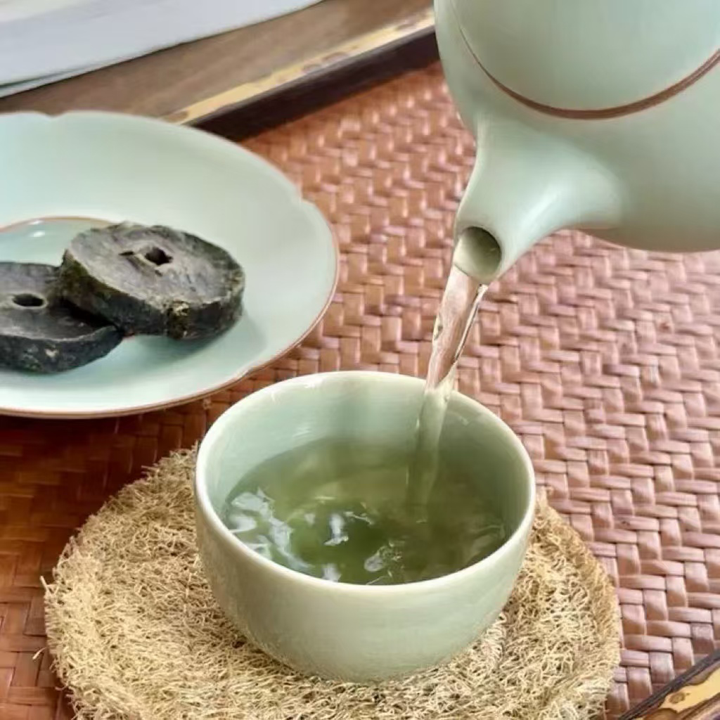 【包邮试喝】长兴紫笋茶顾渚贡焙24紫笋饼茶雨后团茶唐煎宋点5g饼