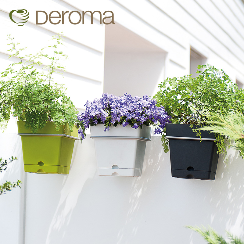 意大利进口加厚塑料树脂方形花盆