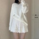 卫衣打底神器假下摆蕾丝小屁帘女冬季 遮屁股内搭裙子叠穿半身短裙