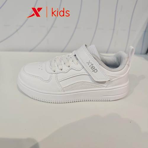 特步儿童2025春新款675116313004原239男女同款小童魔术贴休闲鞋