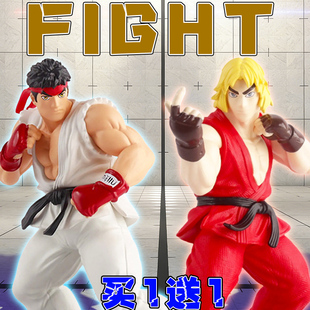 街头霸王Ryu帅气Ken手办可动人偶模型FIGHT游戏角色周边收藏男生