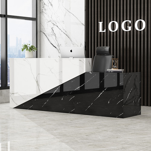 美容院轻奢高级感前台收银台