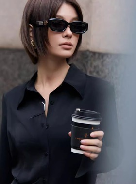 2025新款小香风法式小框猫眼墨镜