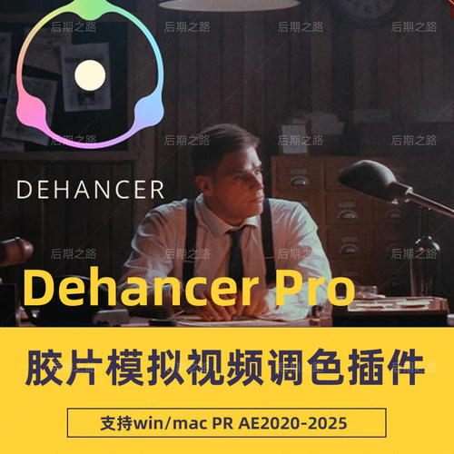 AE/PR插件Dehancer Pro v7.3.1中文汉化复古电影胶片质感噪点颗粒