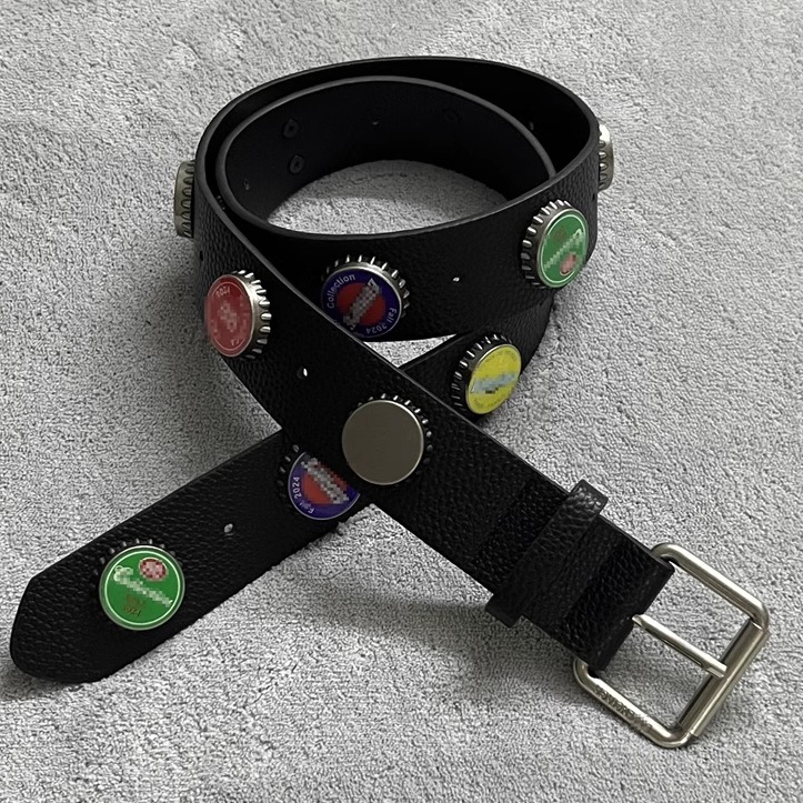 秀场款啤酒瓶盖腰带男女现货