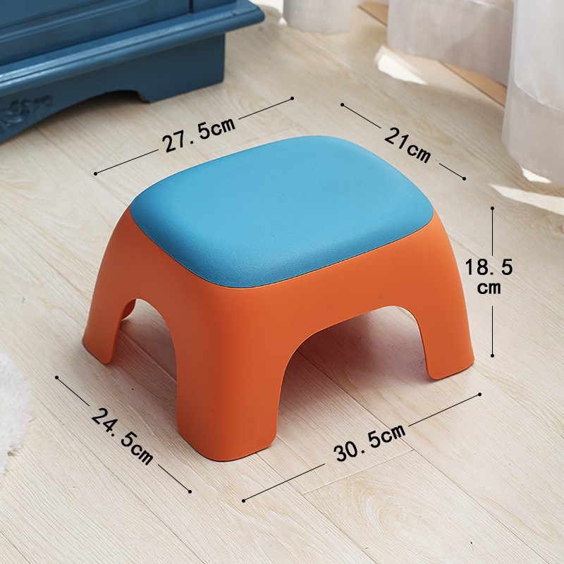 欧式塑料小凳子板凳家用儿童餐椅创意加厚厕所防滑凳简约成人矮凳
