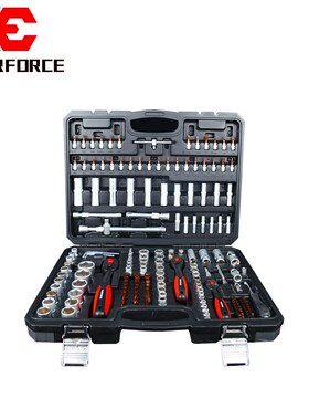 172pcs组合五金工具碳钢工具箱汽保组合工具汽车维修工具