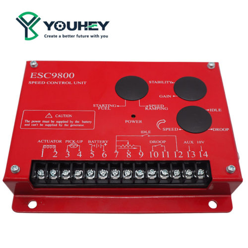 ESC9800 调速板电子12V/24V传感器电磁转速控制器柴油发电机组