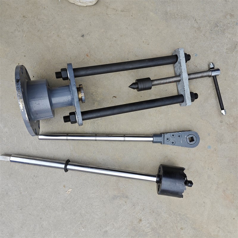 铸铁塑管打孔机 50-200手动不停水开孔器 管道快速开孔机