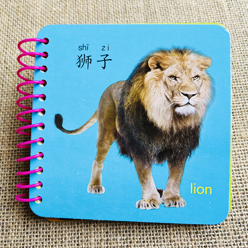 宝宝动物卡片防水幼儿认识