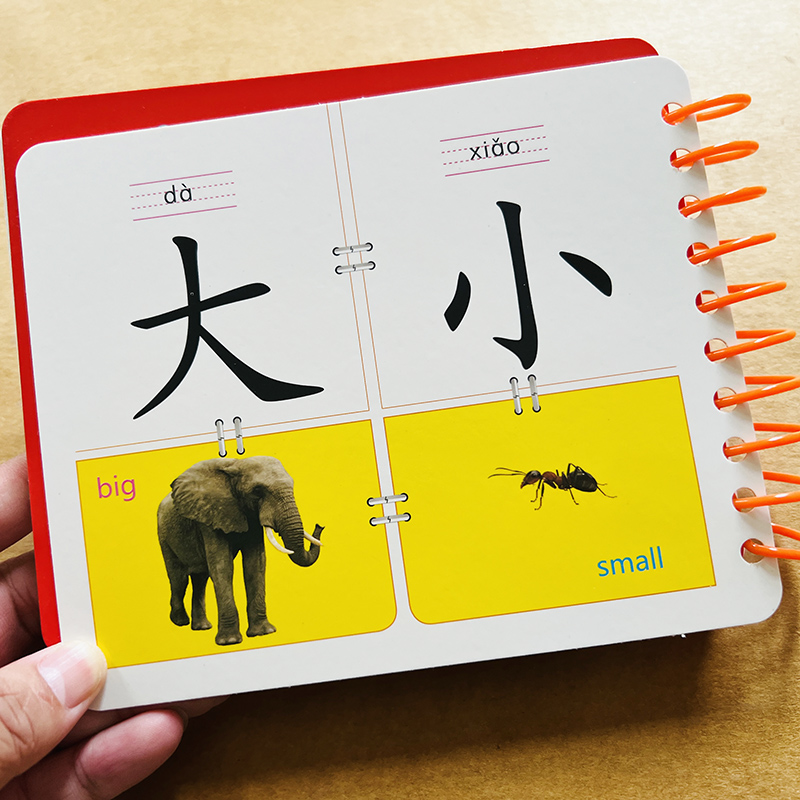 识字卡片看图认字撕不烂宝宝早教书籍0-2-3-5-6岁儿童识字书加厚认字卡片生字大卡幼儿园大中小班认知认物启蒙大卡彩色有图学习卡
