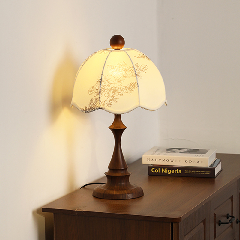 充电款法式复古中古卧室床头台灯