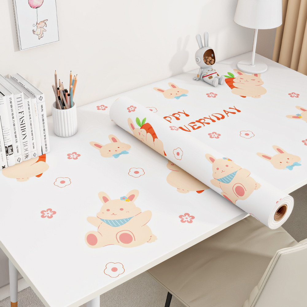 卡通桌面贴纸防水自粘书桌子柜子衣柜旧家俱翻新改色贴膜遮丑桌贴,家居饰品,软装墙贴,淘宝优惠券,粉丝福利购,淘宝优惠卷