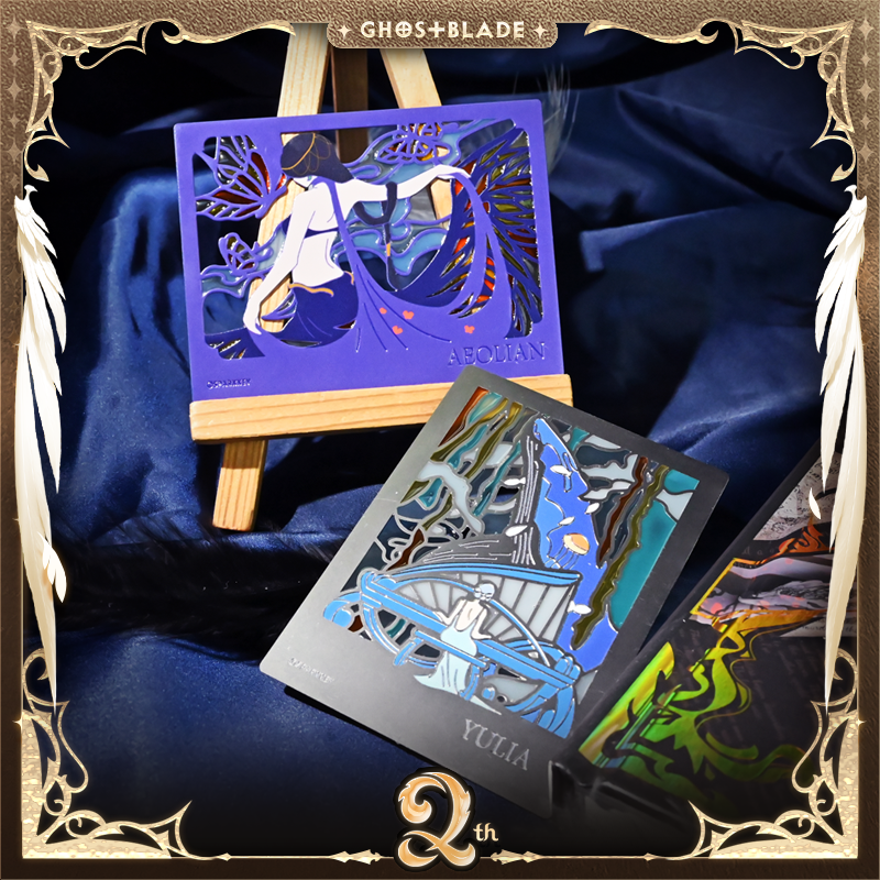 【官方正版】鬼刀琉璃书签风玲海琴烟WLOP动漫周边二次元