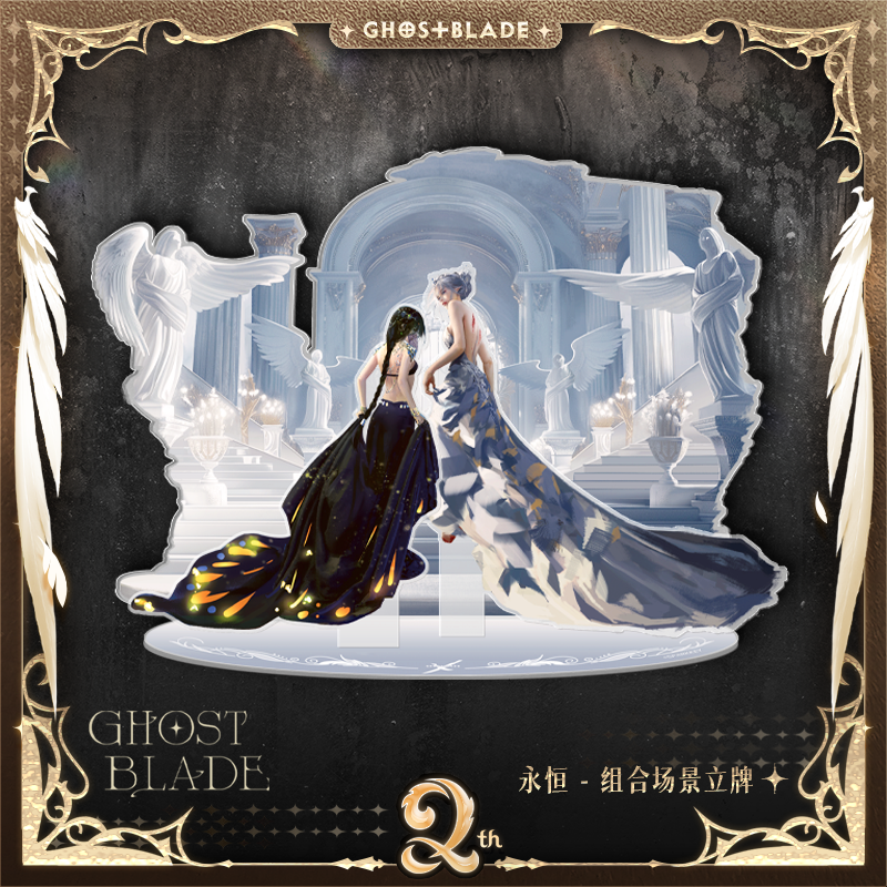 【官方正版】鬼刀永恒组合场景立牌风玲/海琴烟WLOP动漫周边