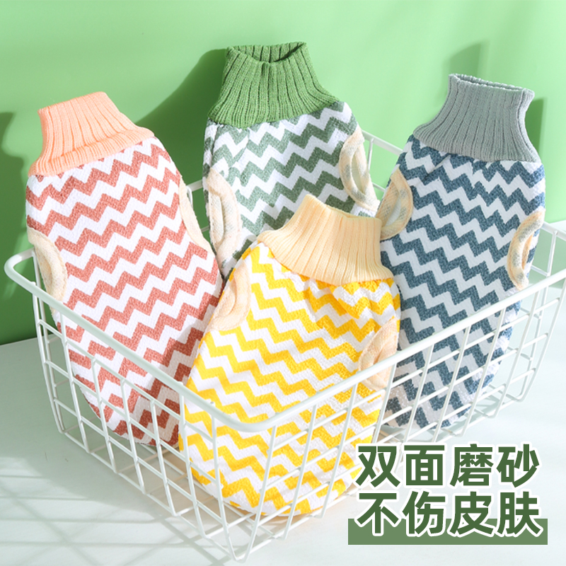 搓澡巾韩式强力搓泥手套家用双面