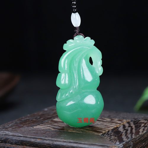 天然东陵玉葫芦挂件男女款