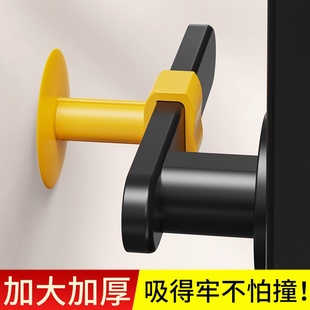 创意门挡硅胶门吸防撞垫卫生间门后门把手吸盘固定软胶门顶门阻器