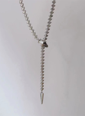 2023新款蛇形项链女款爆款轻奢小众欧美高级感锁骨链颈链装饰配饰