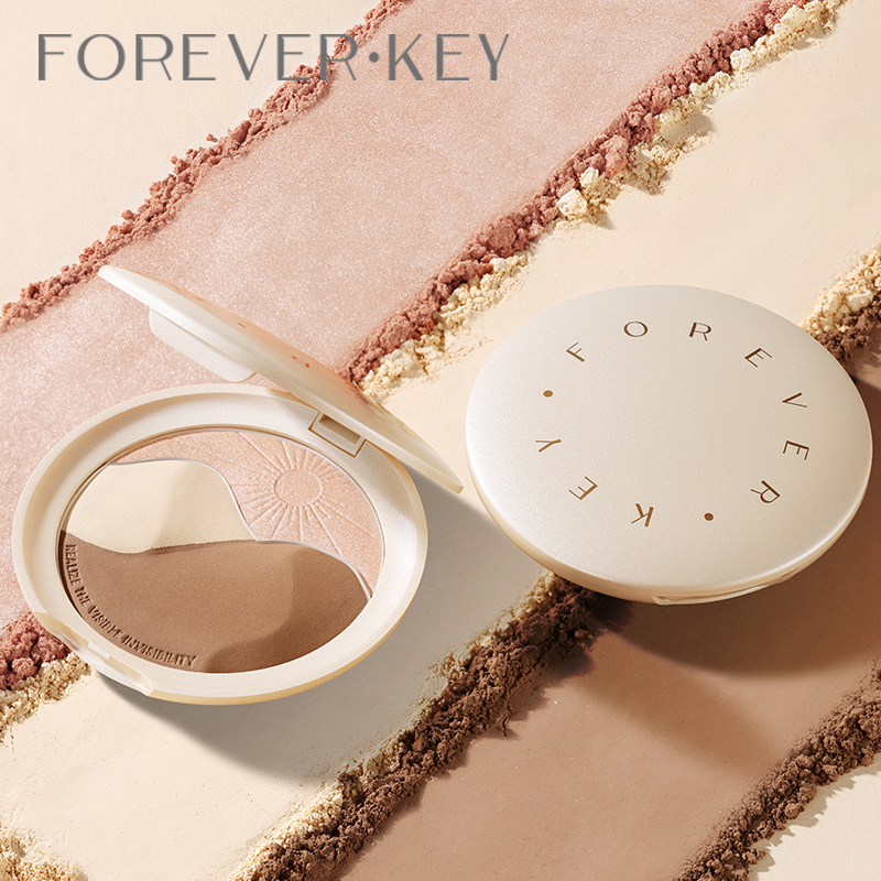 foreverkey修容盘高光一体正品