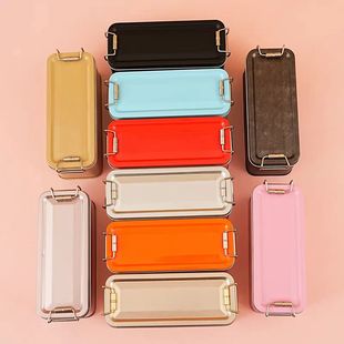 长方形滑扣铁盒马口铁盒子食品级包装盒凤梨酥饼干盒空盒子收纳盒