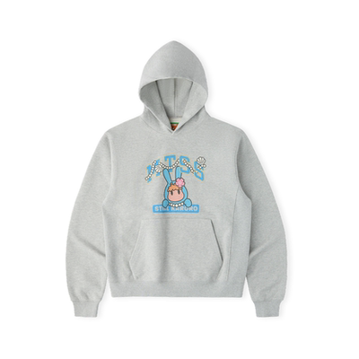 Melting Sadness学院Karoro复古印花连帽卫衣