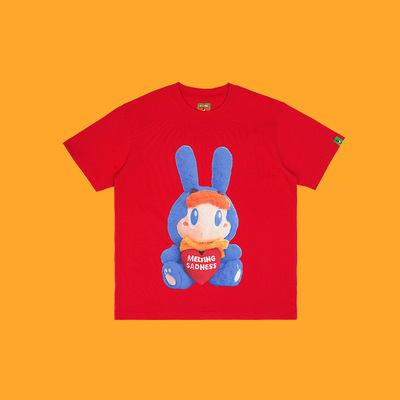Melting Sadness情人节限定Karoro玩偶印花T恤
