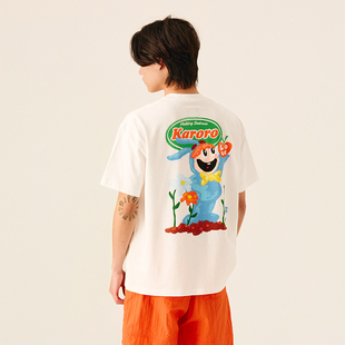 Melting Sadness【春季新品】karoro数码印花短袖T恤情侣款250g