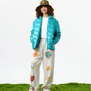 Melting 2025年秋冬 SadnessMTSS亮面绣章鹅绒服