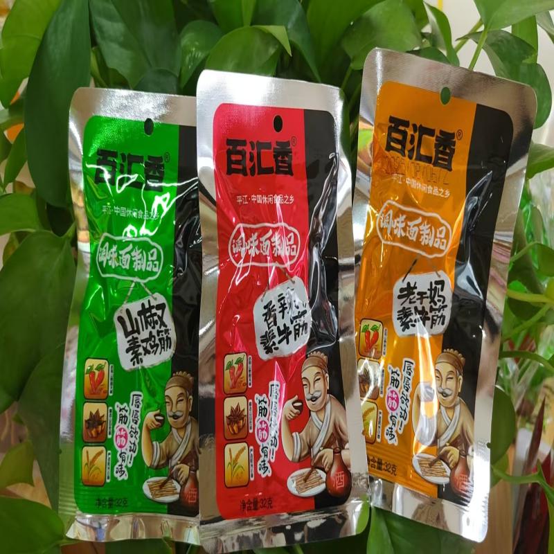 百汇香香辣素牛筋休闲解馋零食