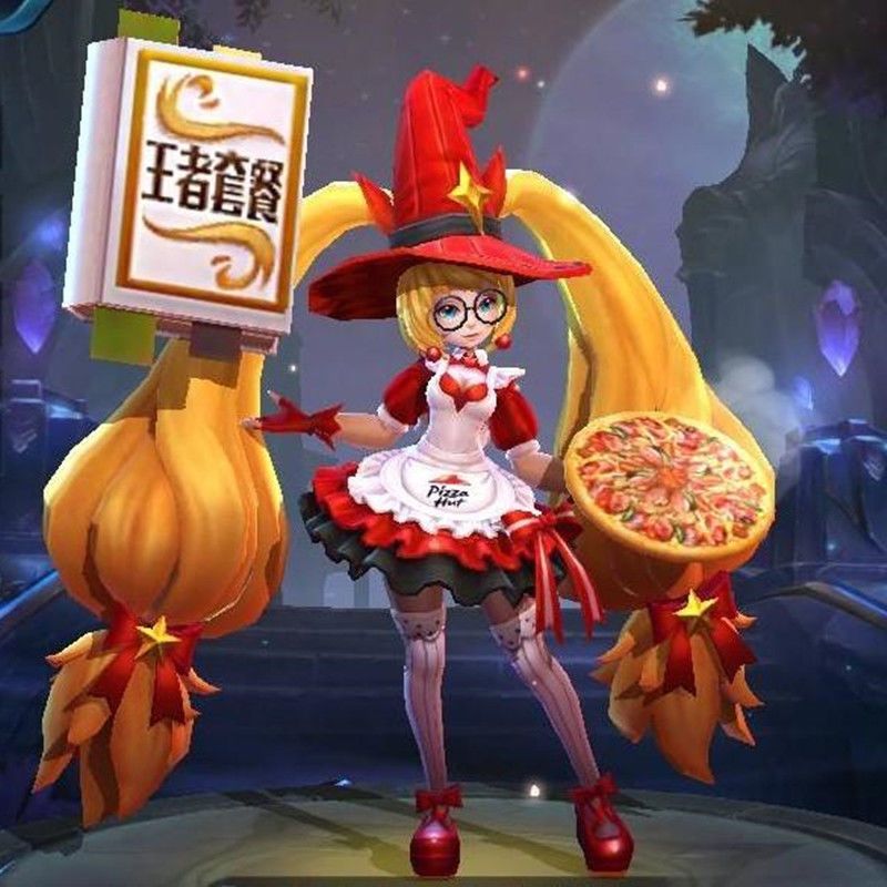 现货荣耀安琪拉魔法小厨娘cos服 女仆装软妹连衣裙漫展套装图片