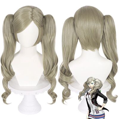 漫妮 女神异闻录 Persona5 高卷杏 cos假发 硅胶仿真头皮顶