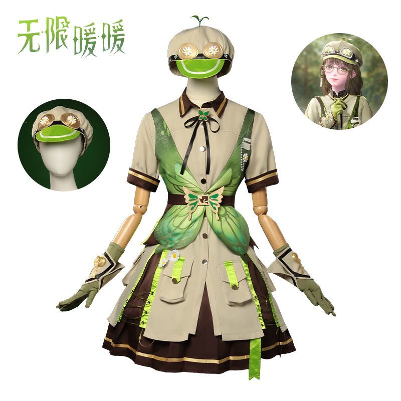 无限暖暖cos服林间戏蝶luolita二次元cosplay表演换装c服动漫套装图片
