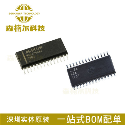 MAX306CWI+T 全新原装 MAX306CWI贴片SOP28 16通道模拟多路复用器