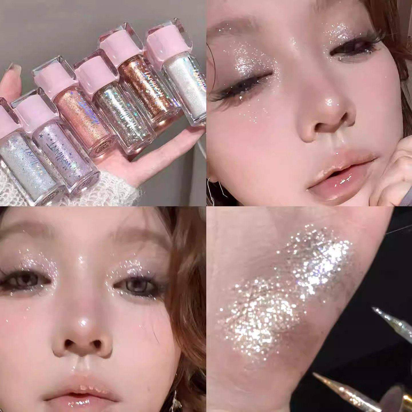 闪闪人鱼泪液体眼影超闪防水亮晶晶珠光闪片卧蚕细闪提亮一滴泪,彩妆/香水/美妆工具,眼影,淘宝优惠券,粉丝福利购,淘宝优惠卷