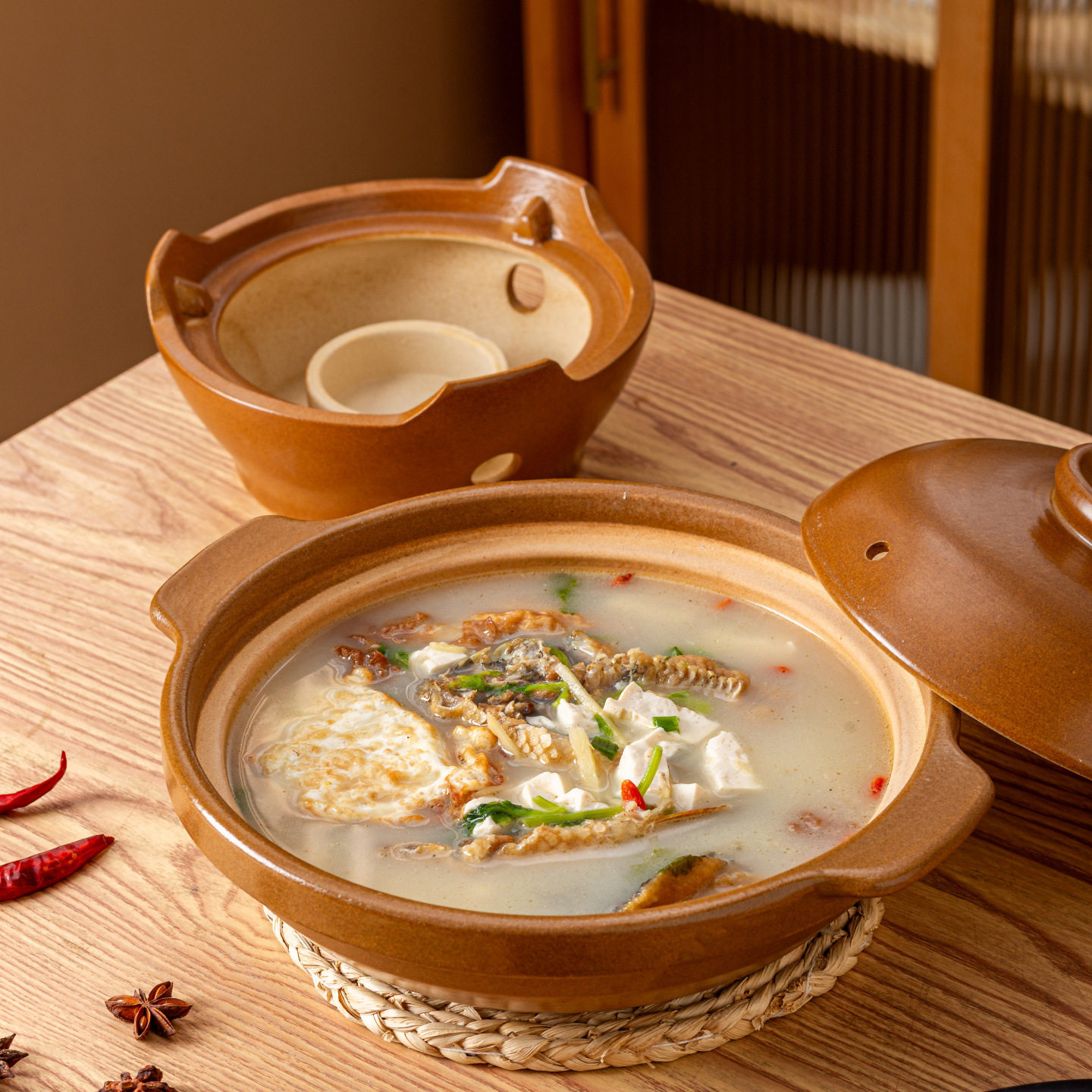 平定砂锅陶瓷酒精炉小火锅锅具家用耐高温干锅菜炖锅饭店专用套装